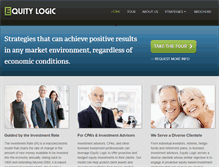 Tablet Screenshot of equitylogic.net
